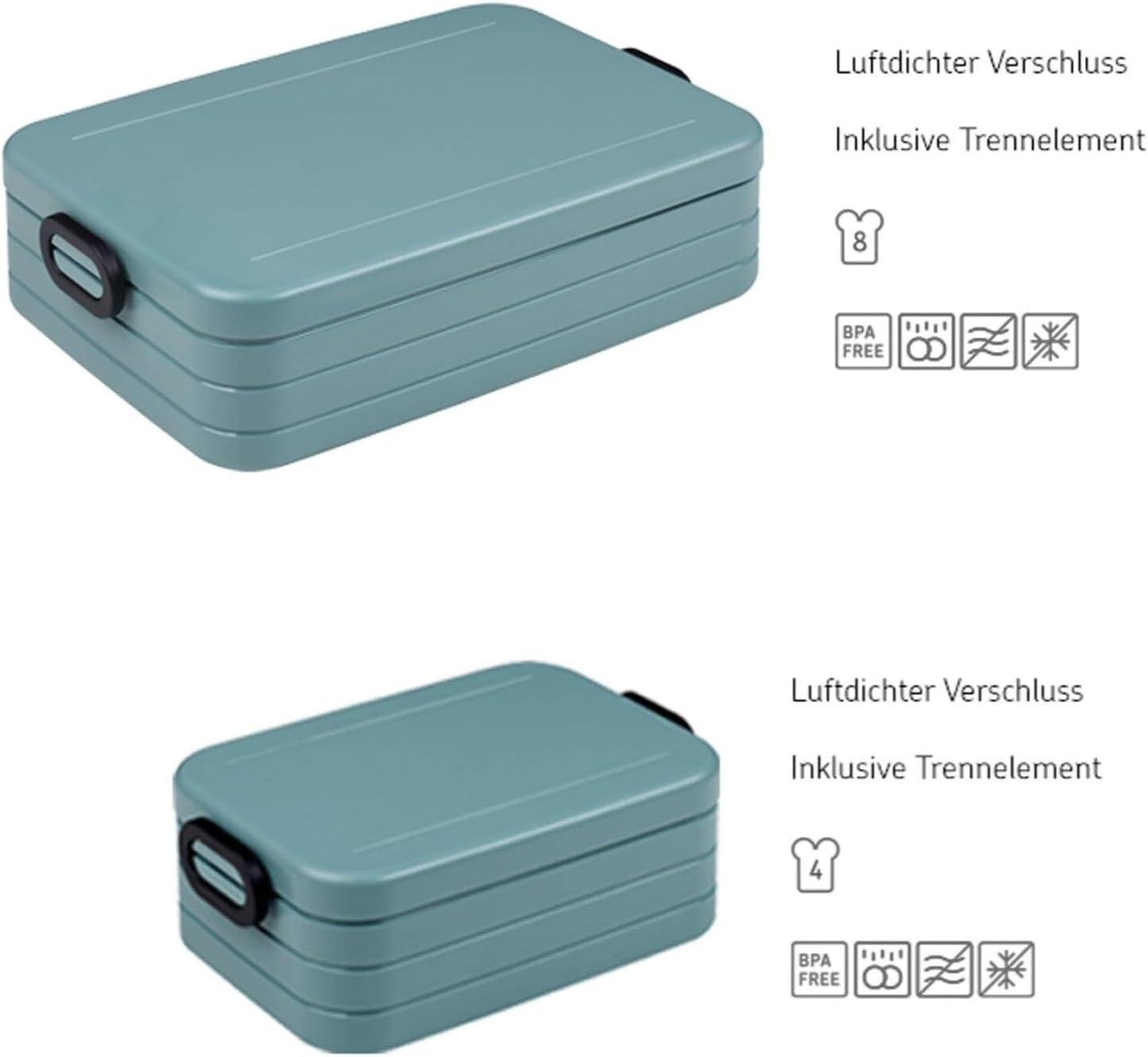 Take a Break Lunchbox-Set, Duo Pack (Midi + Large) 01. Nordic Sage
