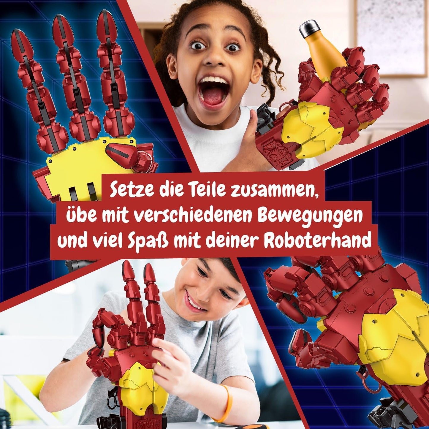 Hydraulische Cyborg-Hand Bausatz (112 Teile)