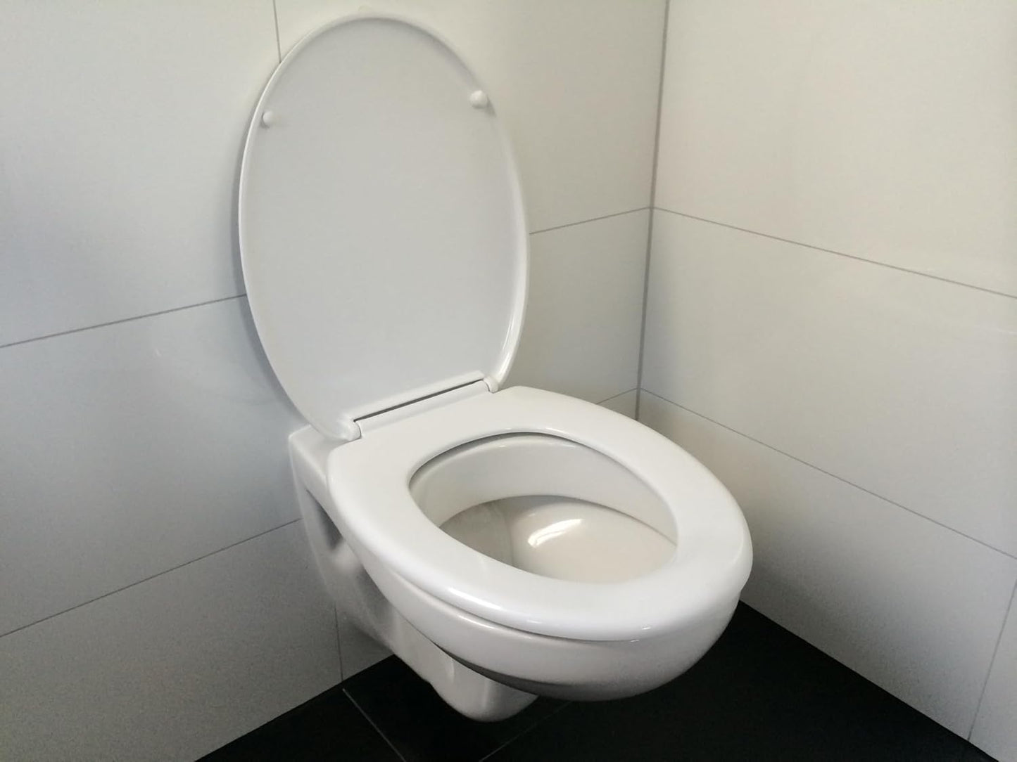 WC Sitz in Muschelform, Duroplast, stabil