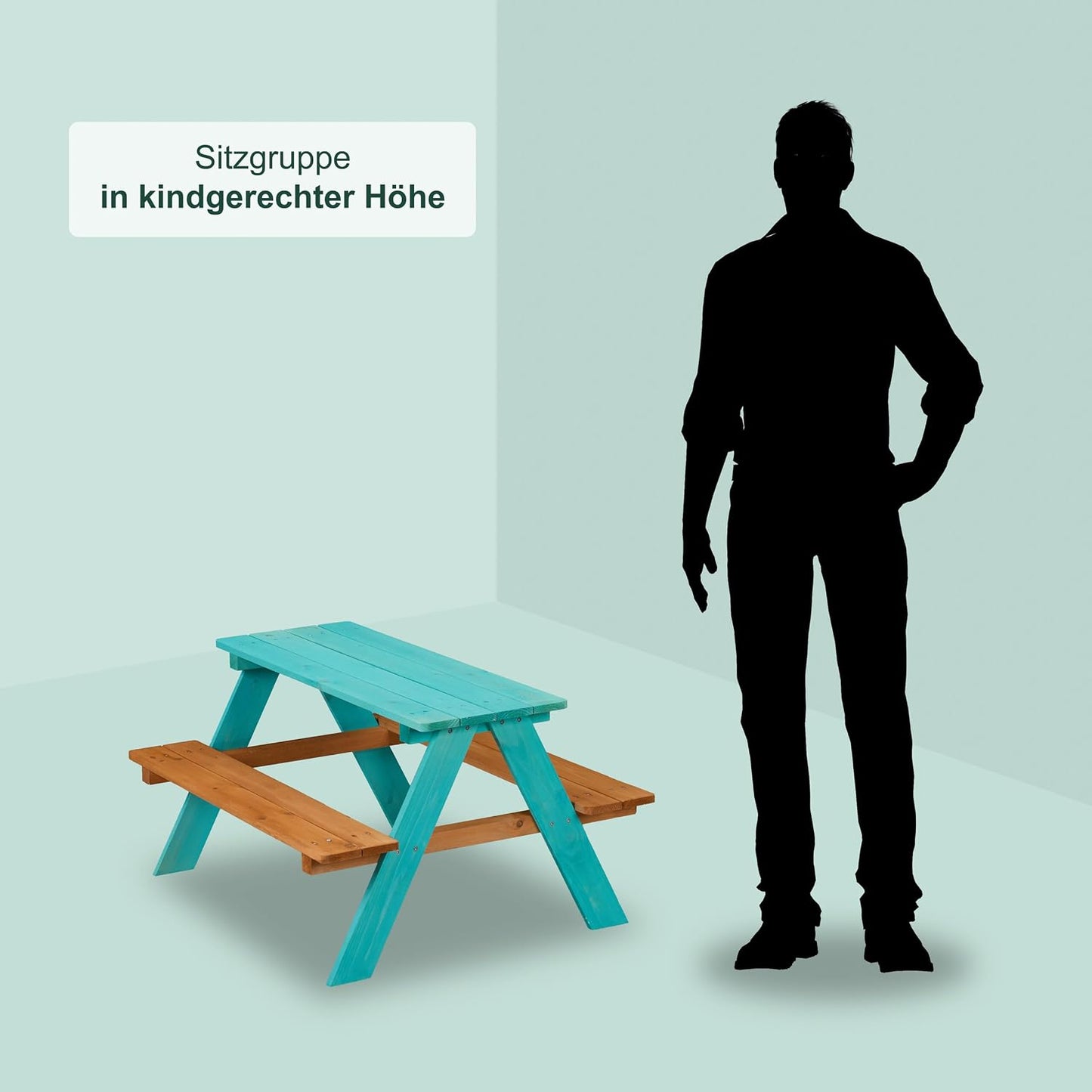 Kindersitzgruppe, Blau