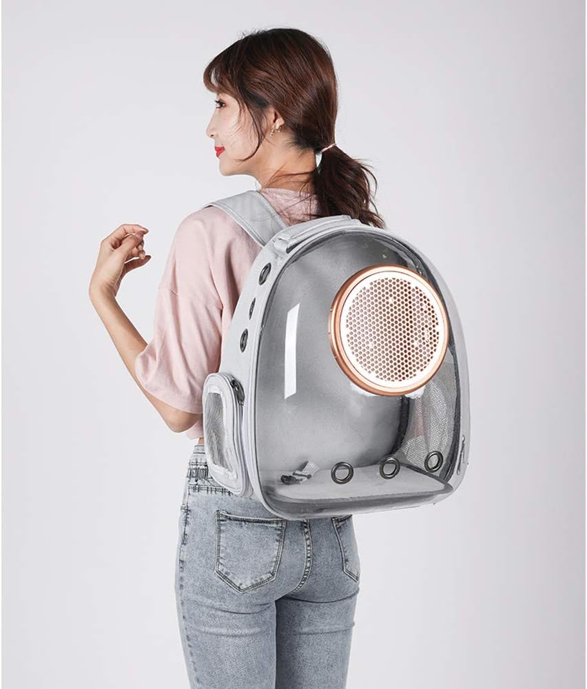 Tier-Raumkapsel-Rucksack, Grau