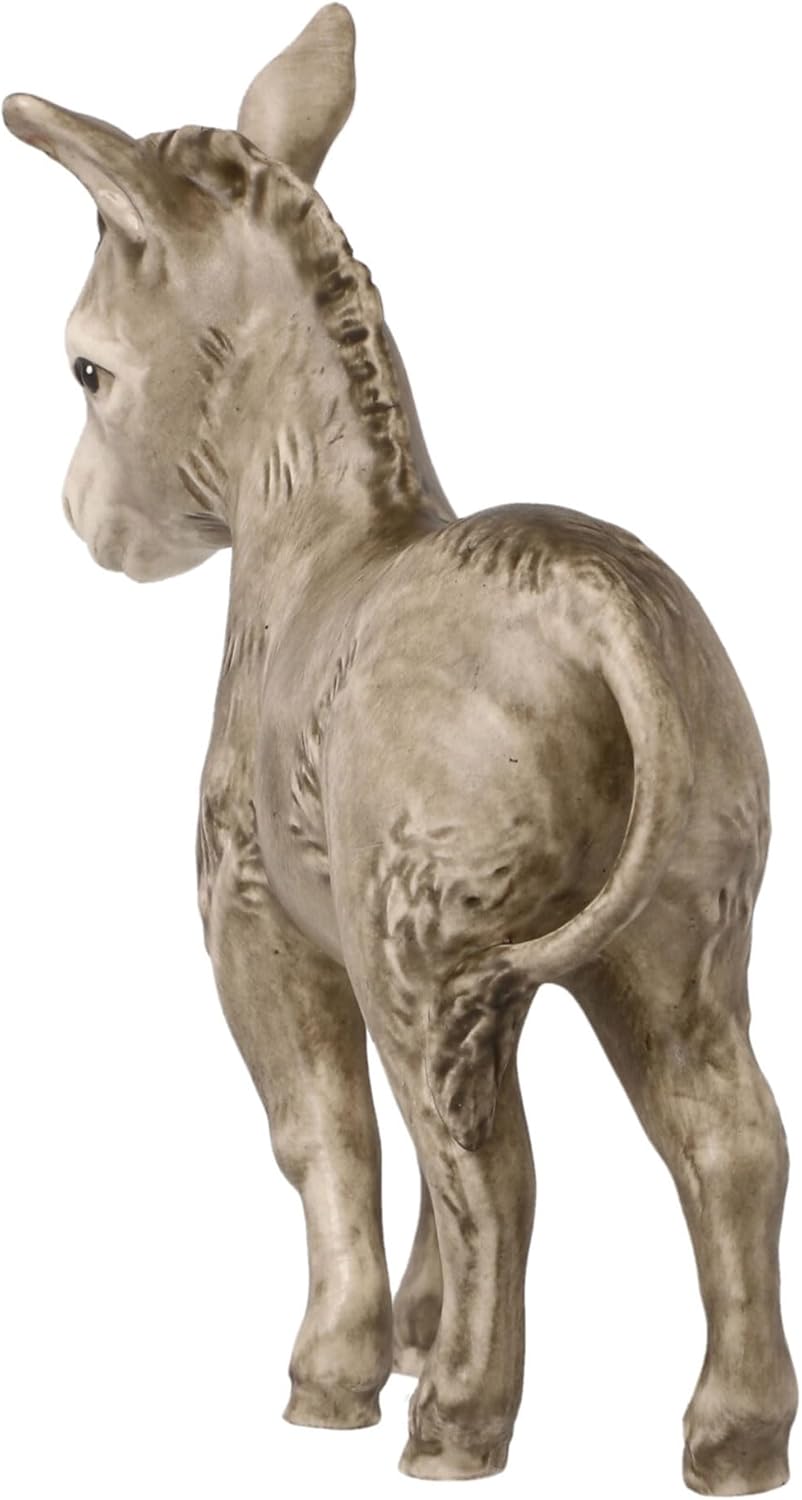 Krippenfigur Esel, 9,5cm Mehrfarbig