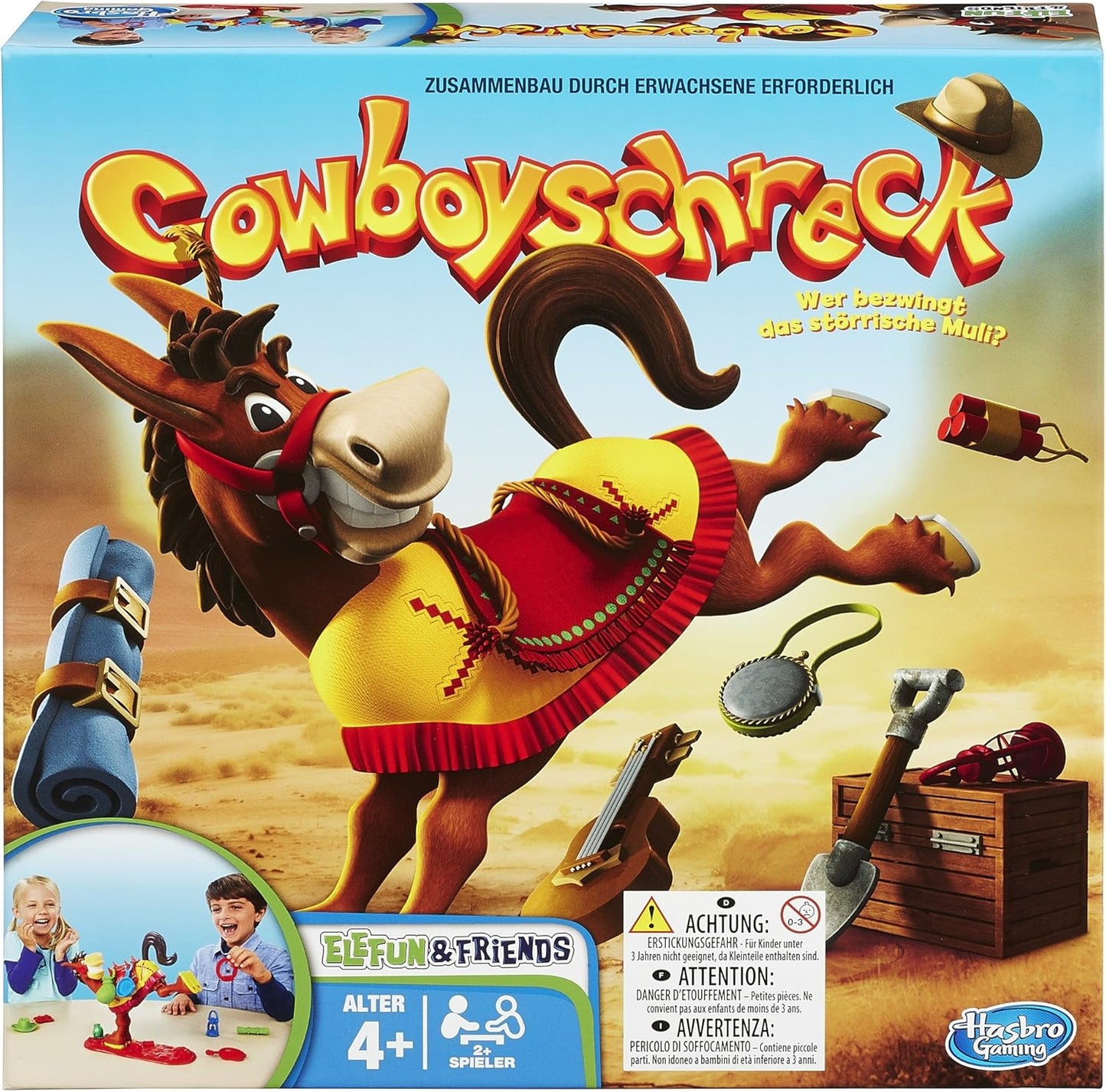 Cowboyschreck Kinderspiel, Deutsche Version