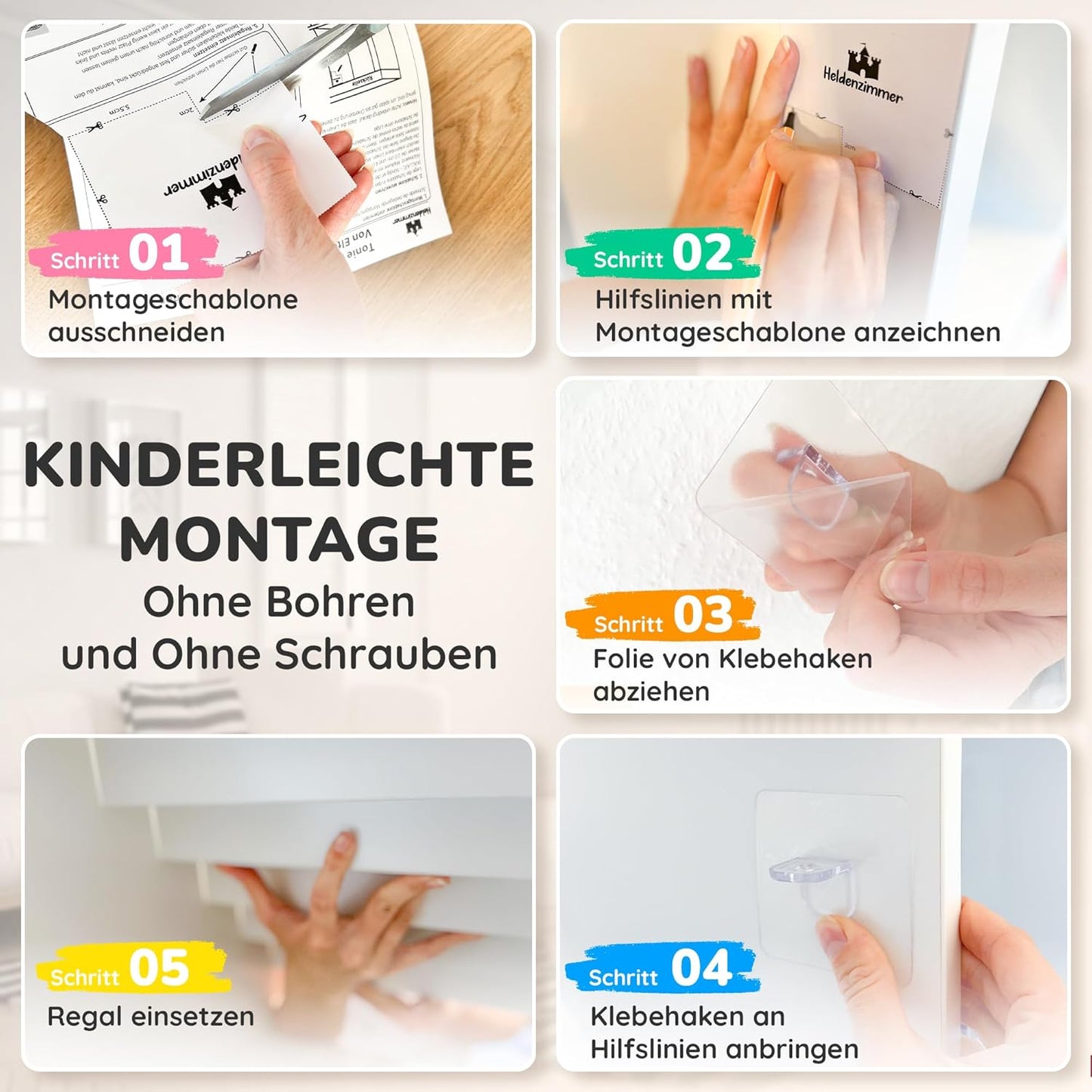 Magnetisches Toniebox-Regal für Kallax (50+ Figuren), Aussparung Links