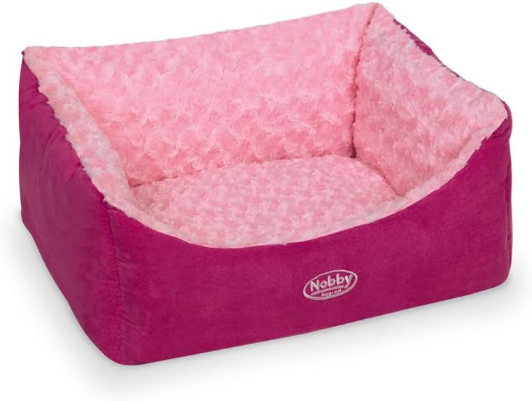 Komfort Bett eckig ARUSHA, pink L 45 x B 40 x H 18 cm