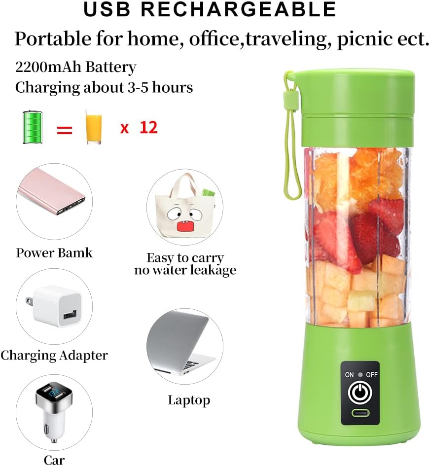 USB Smoothie Mixer, Grün