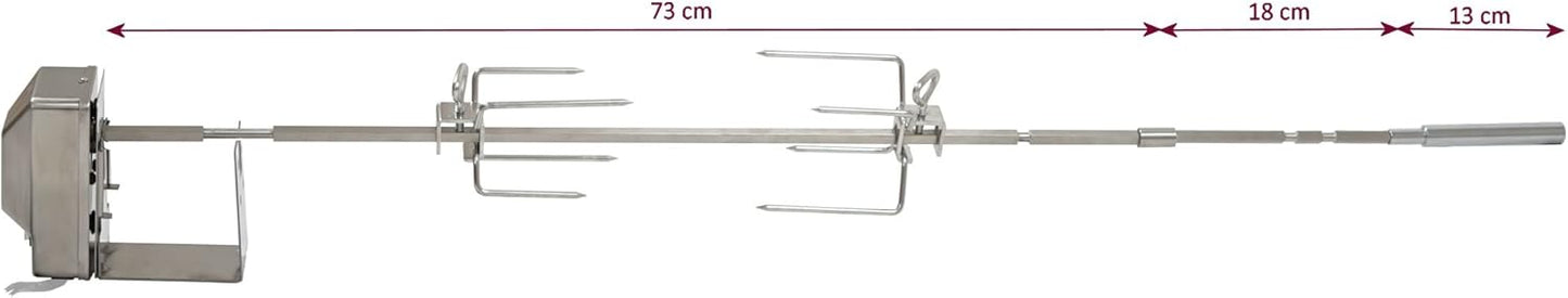 Grillspiess Set für Weber Genesis II 200er und 300er Serie
