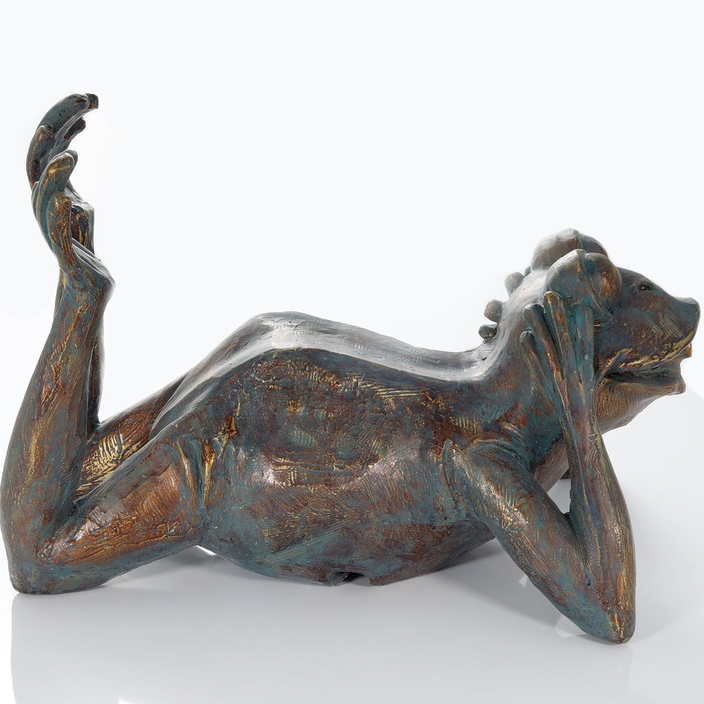 Wasserspeier-Figur Frosch für Garten-Teich