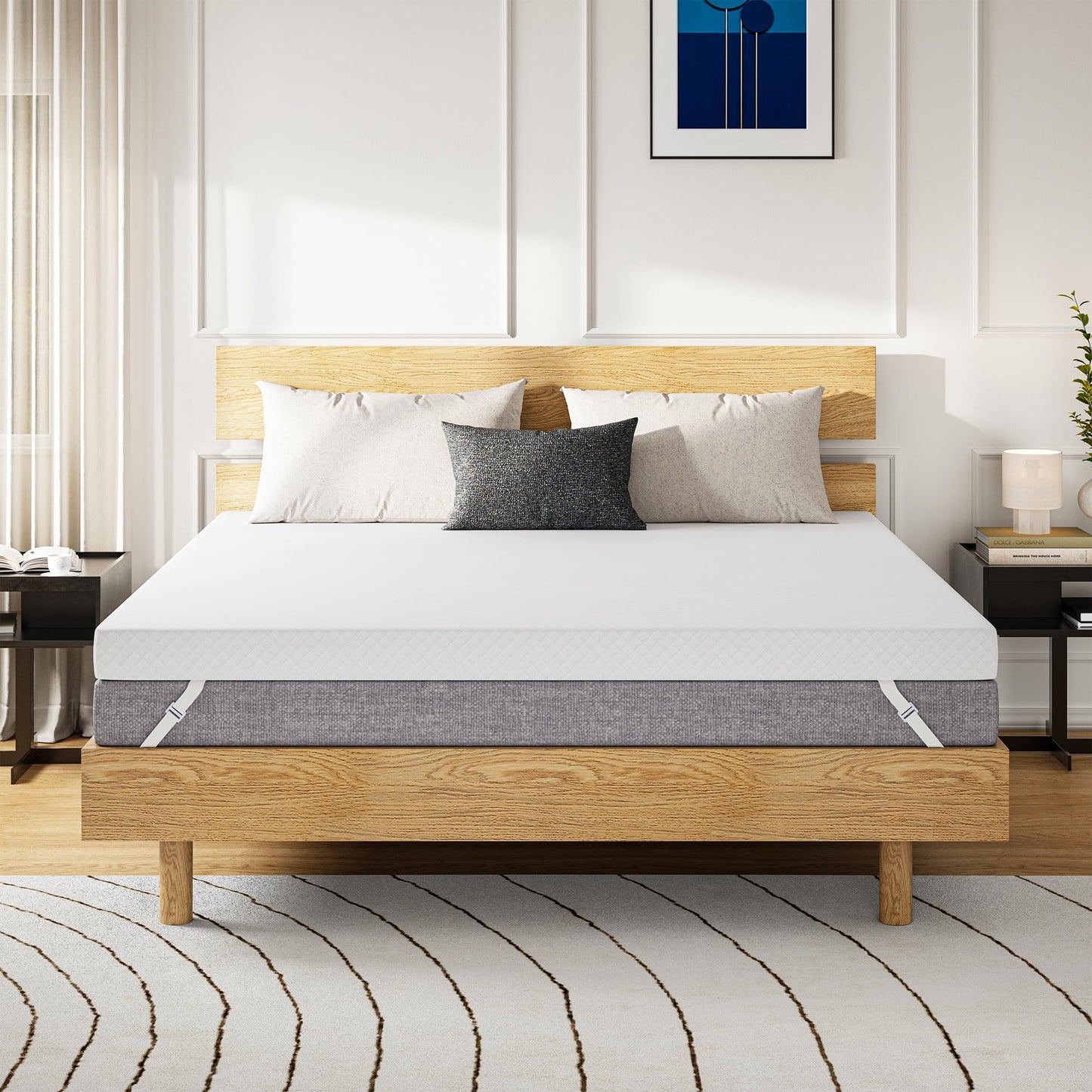 Matratzentopper, 90x200 cm, 90 x 200