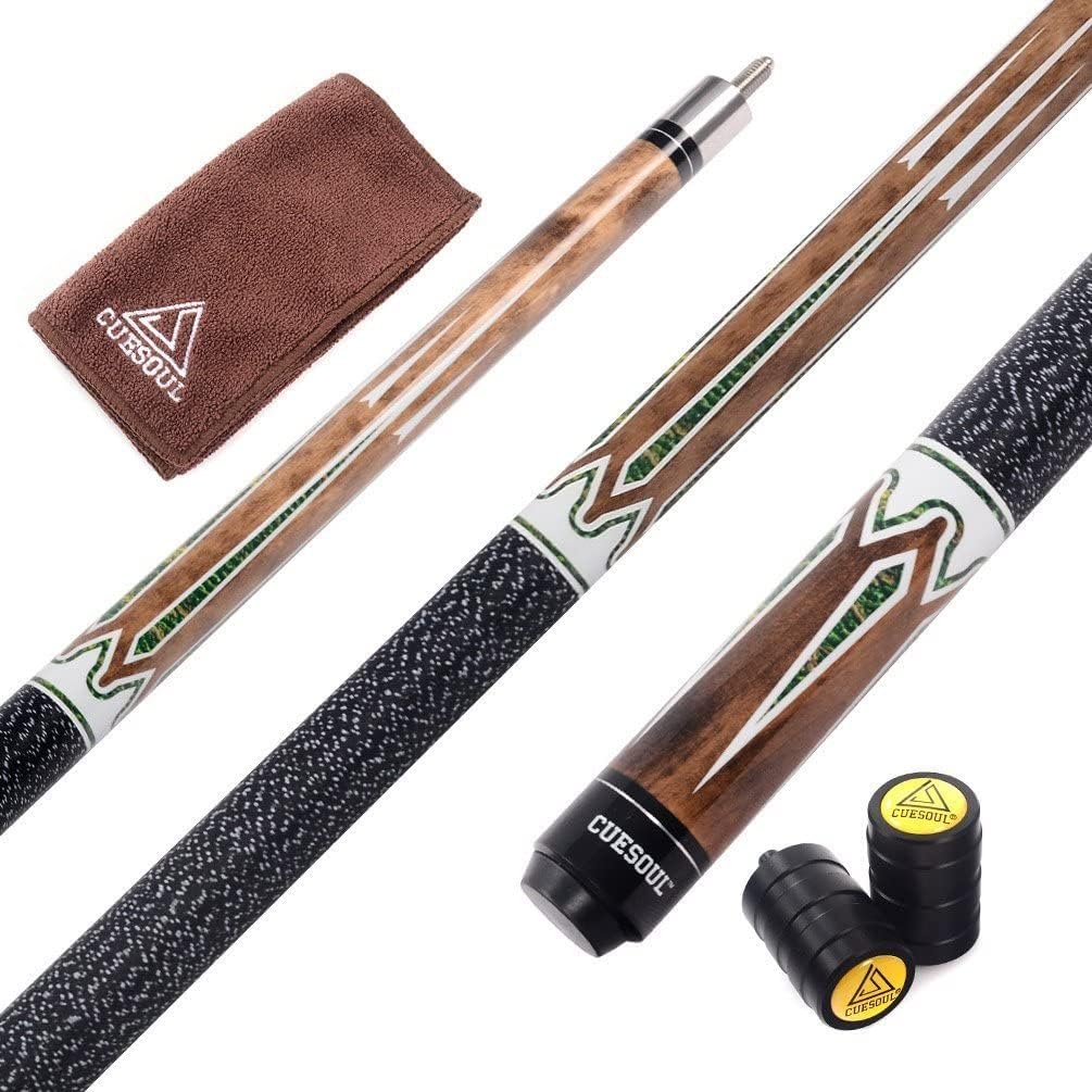 58 Zoll Jointed Maple Billard-Queue 19 1/2 Oz, CSTB001 13mm