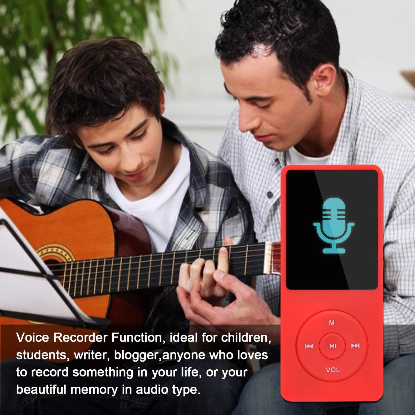 BL-041 MP3-Player mit HiFi-Soundqualität, 8G, Rot