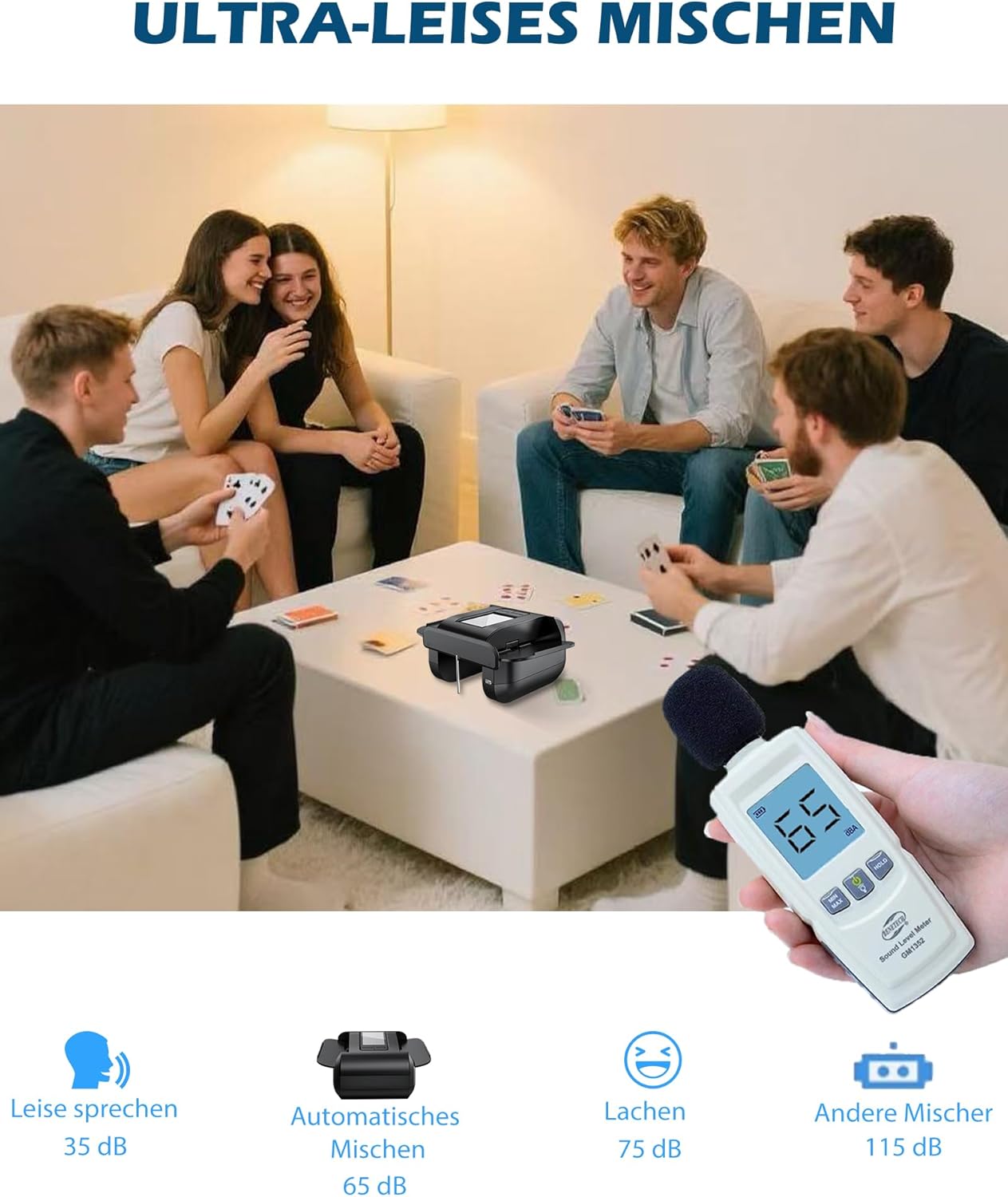 Elektrische Kartenmischmaschine