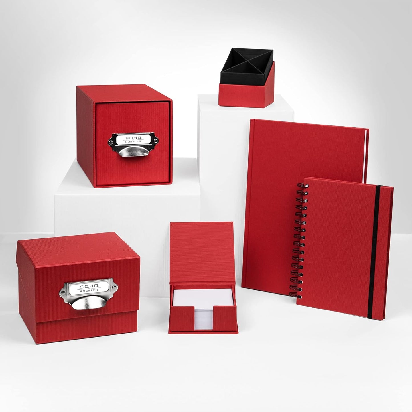 CD-Schubladenbox, Rot