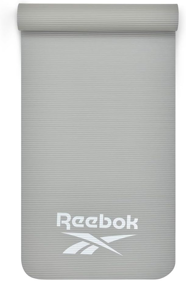 Rutschfeste Gymnastikmatte, grau / 7 mm