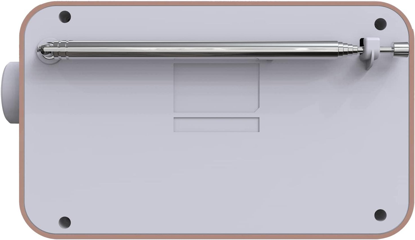Tragbares DAB+ Radio CR-M30DAB-R, Roségold-Weiss