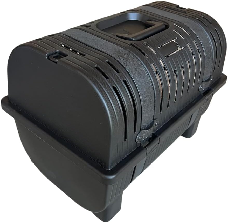 Haustier Transportbox, Schwarz