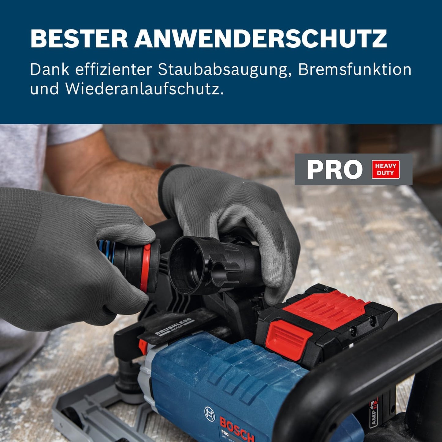 Akku-Mauernutfräse GNF18V-40 mit L-BOXX
