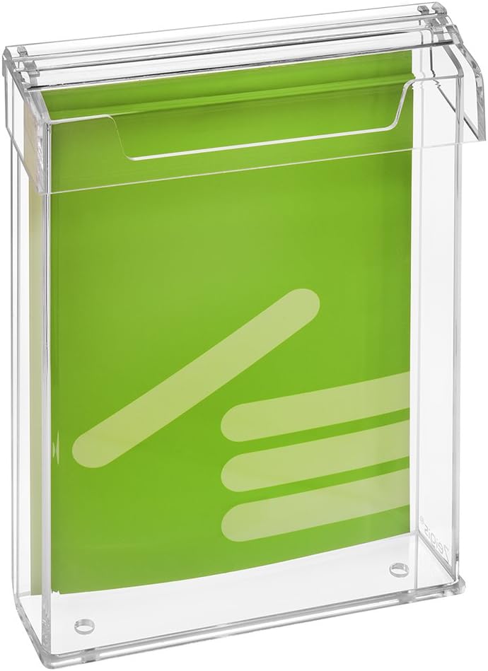 Wetterfeste Prospektbox mit Deckel