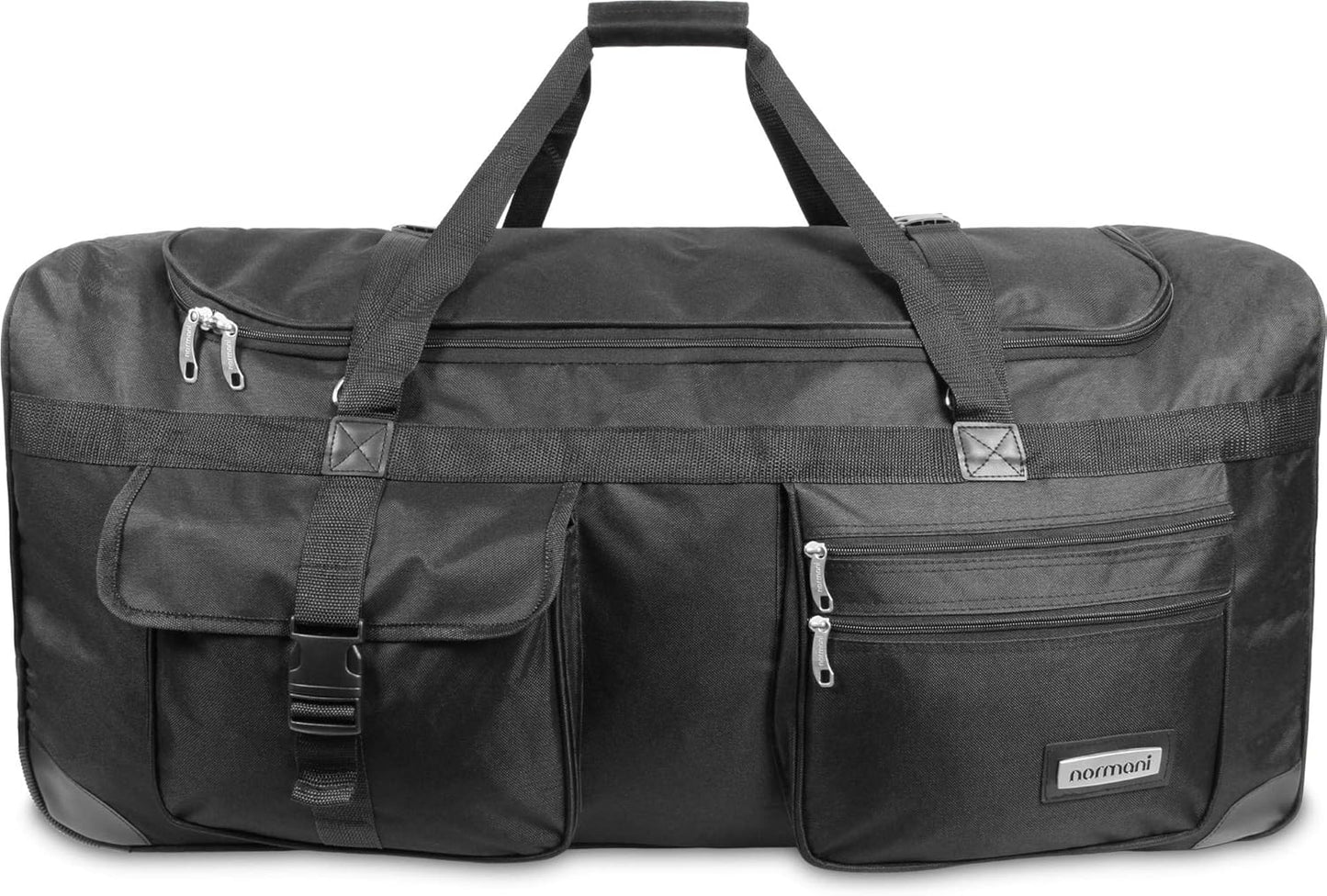 Reise- und Sporttasche mit Trolleyfunktion, 100L, Schwarz / 100 Liter XXL