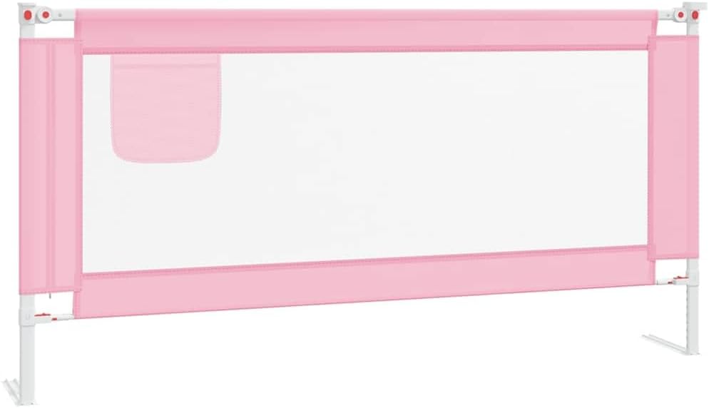 Bettschutzgitter für Kleinkinder, 180 x 25 cm Rosa