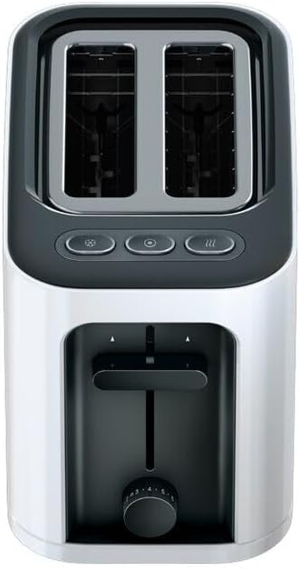 HT3000WH - Toaster für 2 Scheiben, Weiss 2 Slots Single