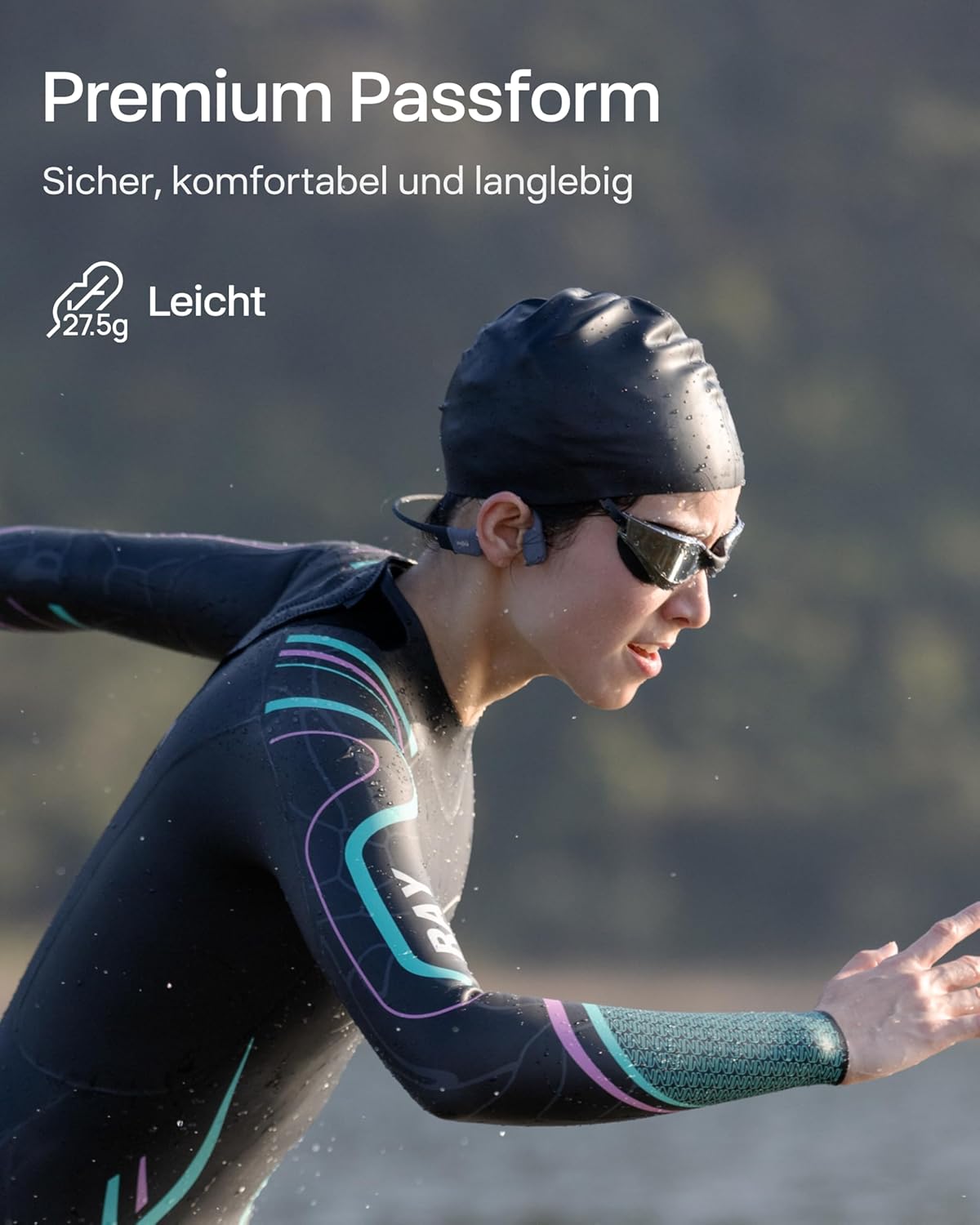 OpenSwim Pro, Kabelloses Laden Grau