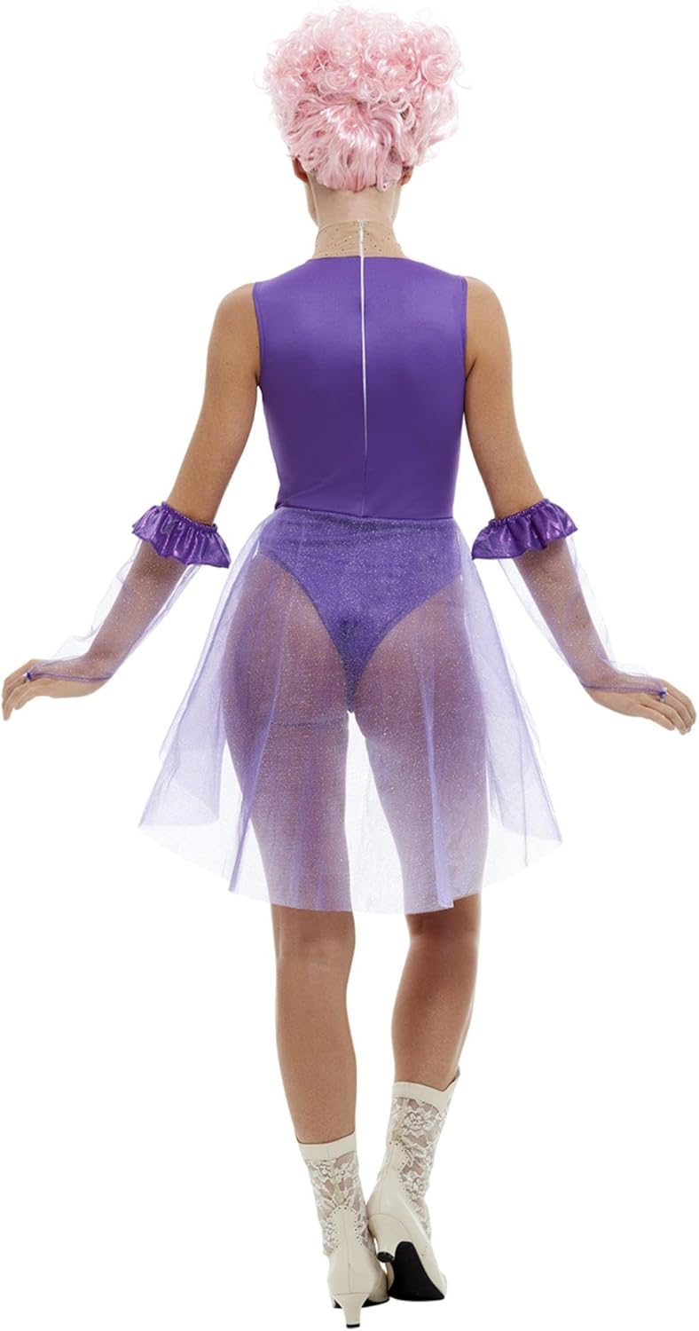Trapeze-Künstler Kostüm mit Body & Handschuhen, Medium (UK 12-14)