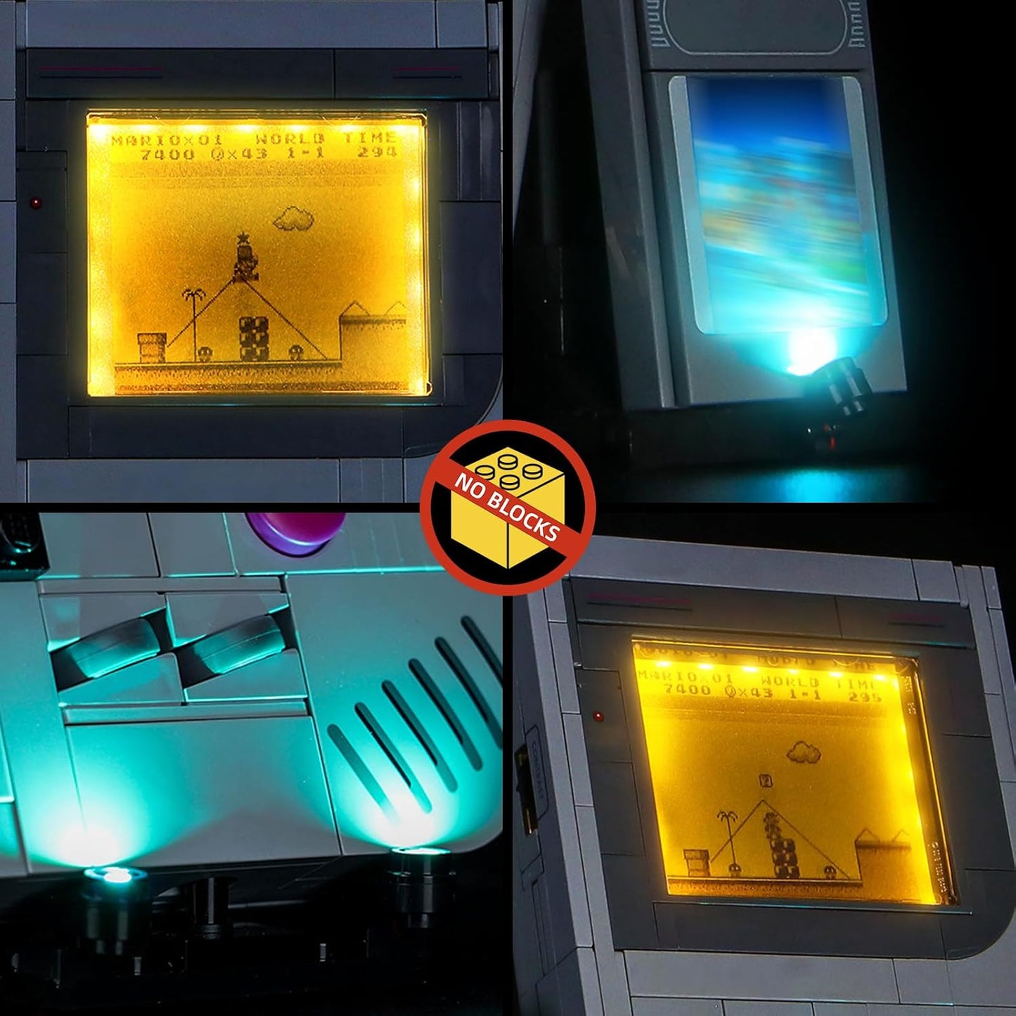 LED-Lichtset für Lego Game Boy Modell 72046, 72046 Game Boy Standard Version