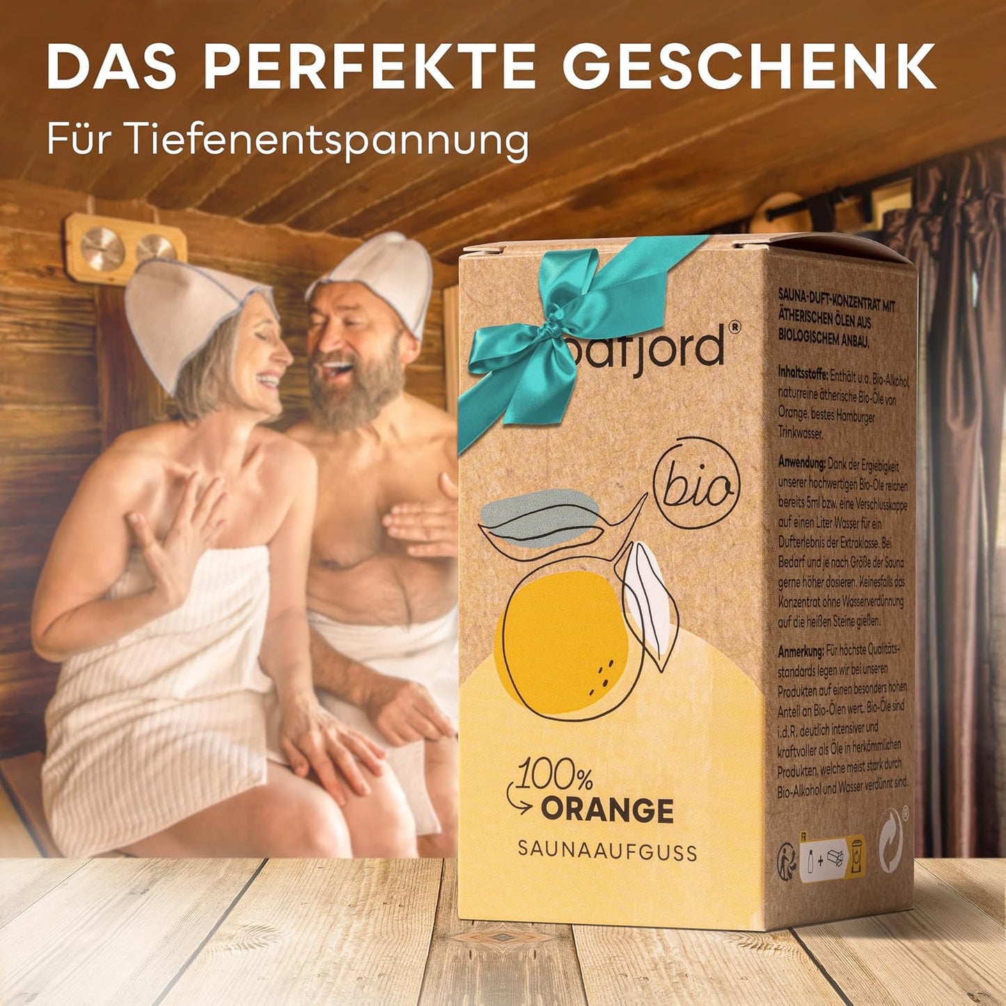 Saunaaufgussmittel Orange, Orange (Bio) 1er Verpackung