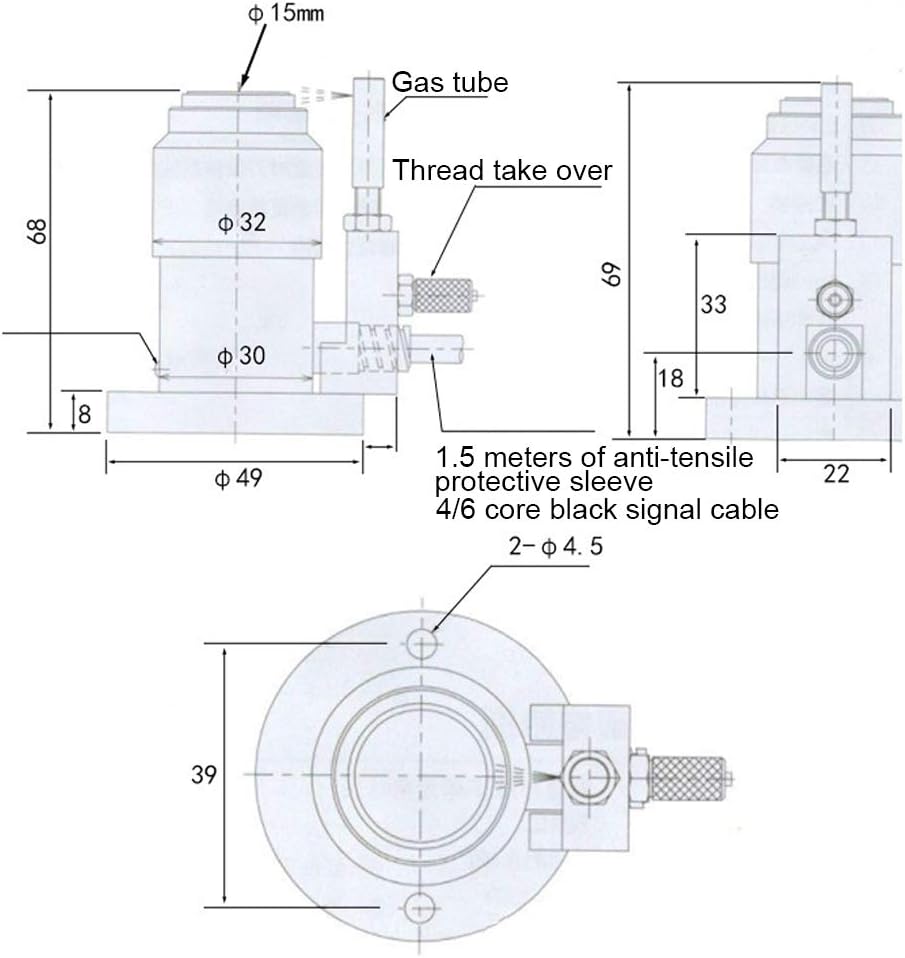 Universal CNC-Sondenwerkzeug-Berührungssensor NC/NO