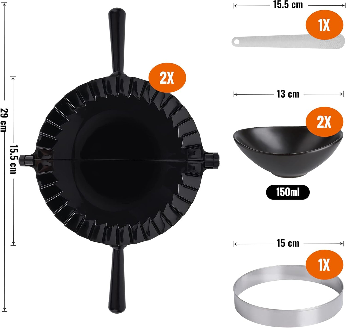 7-teiliges Empanadas Maker Set