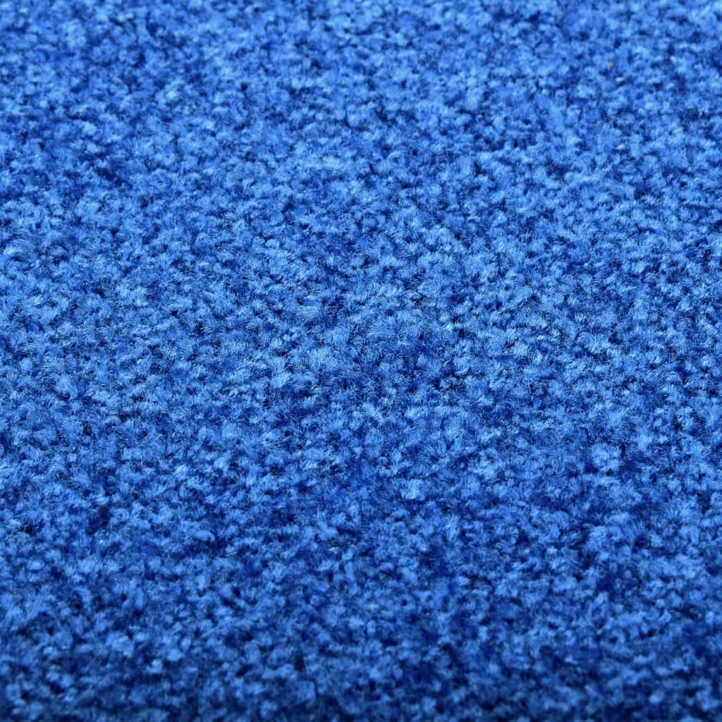 Waschbare Schmutzfangmatte Sekundus 60x90 cm, Blau 60 x 90 cm (Rechteckig)
