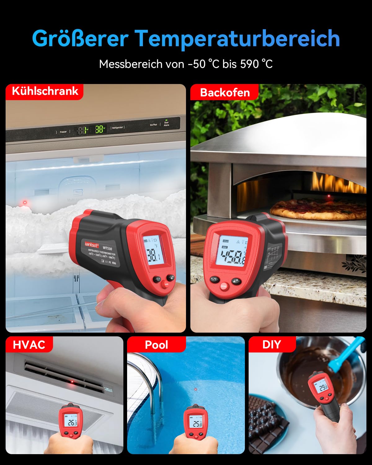 Infrarot-Thermometer WT320, WT320