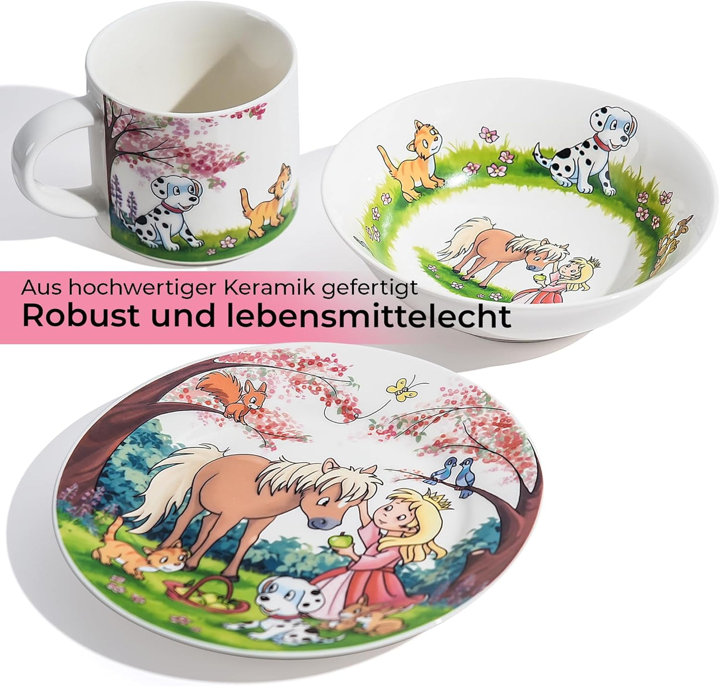 Geschirr-Set Prinzessin, Prinzessin