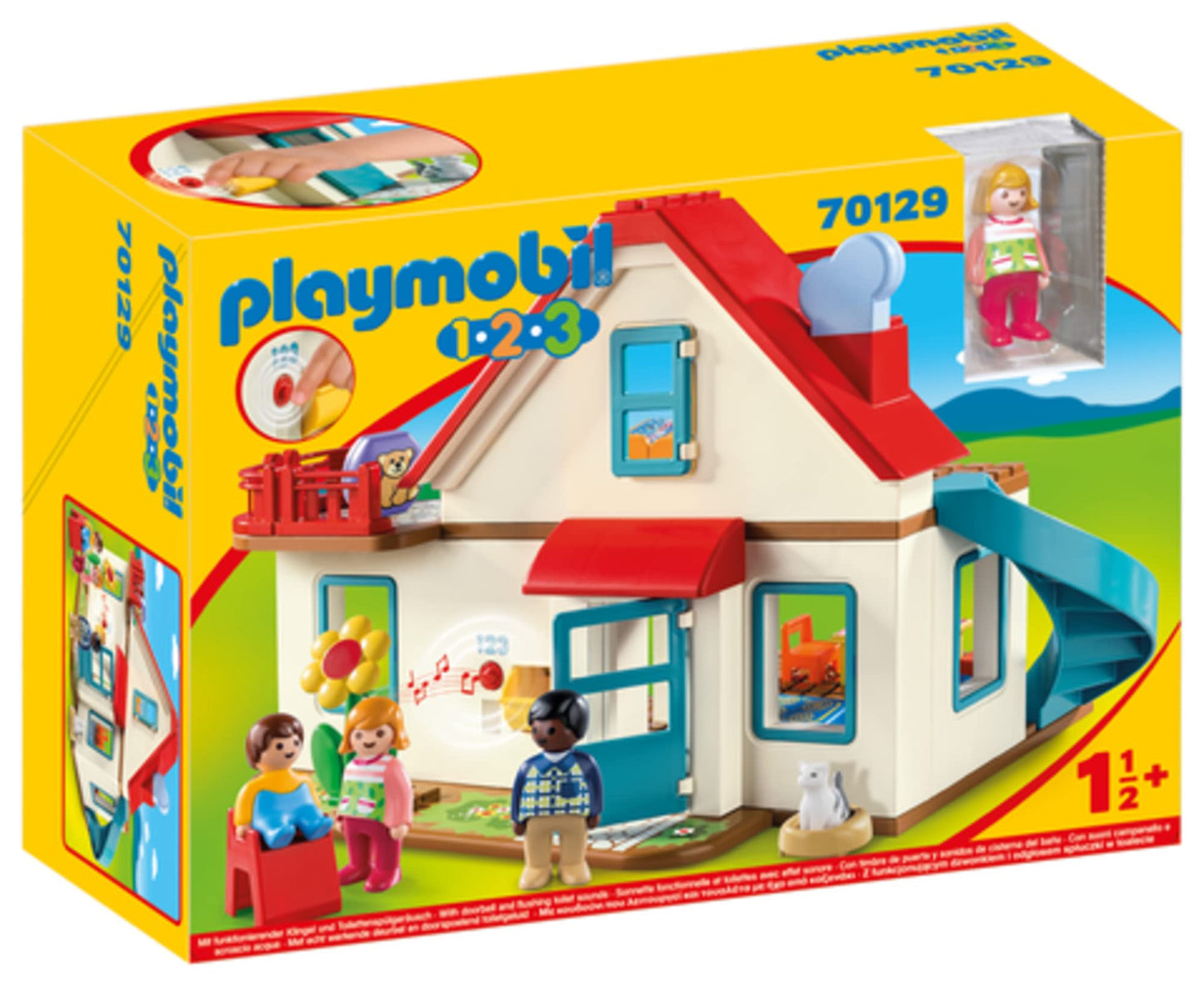 70129 1.2.3 Einfamilienhaus, Konstruktionsspielzeug