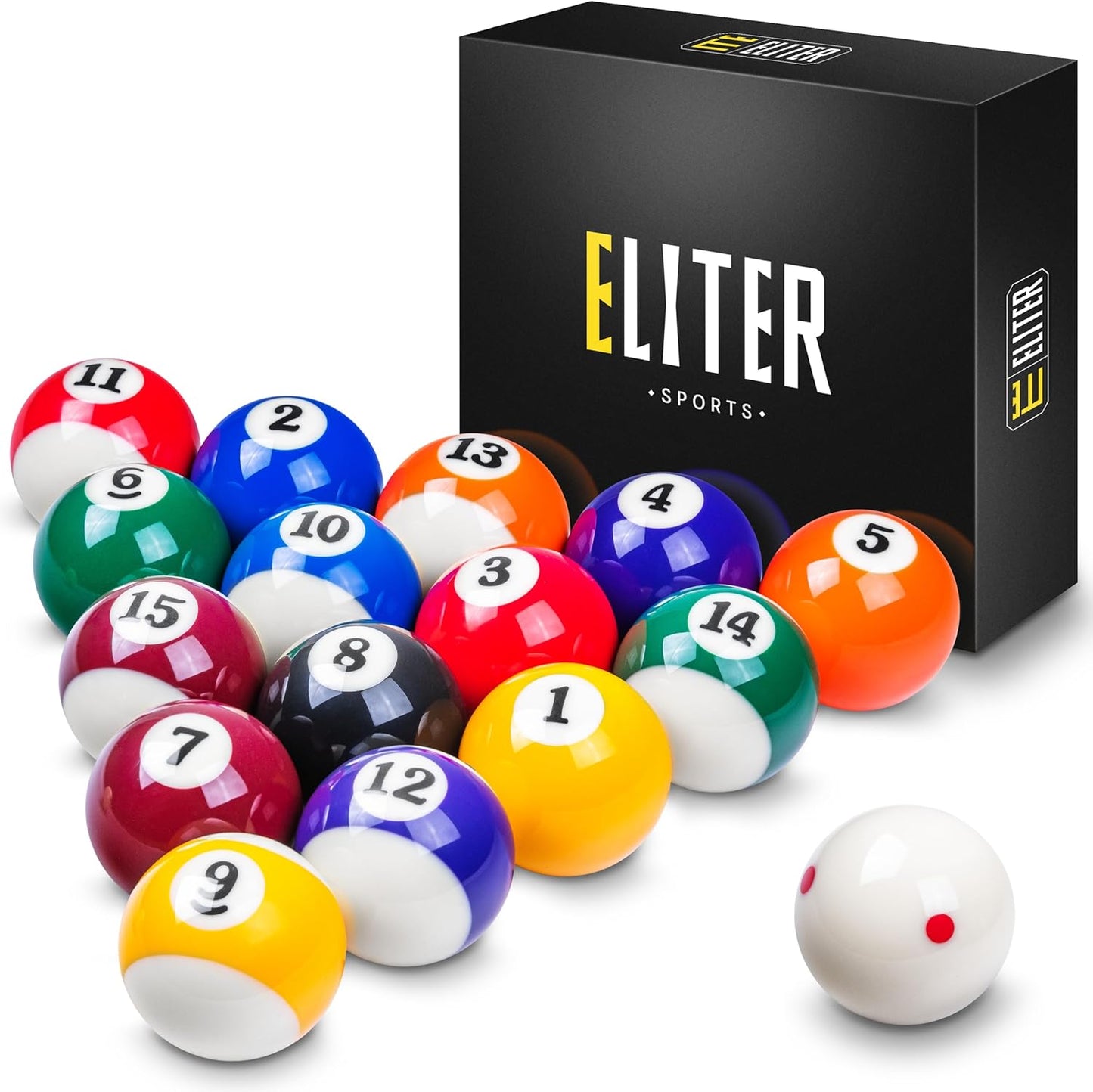 16-teiliges Billardkugeln-Set, 57mm