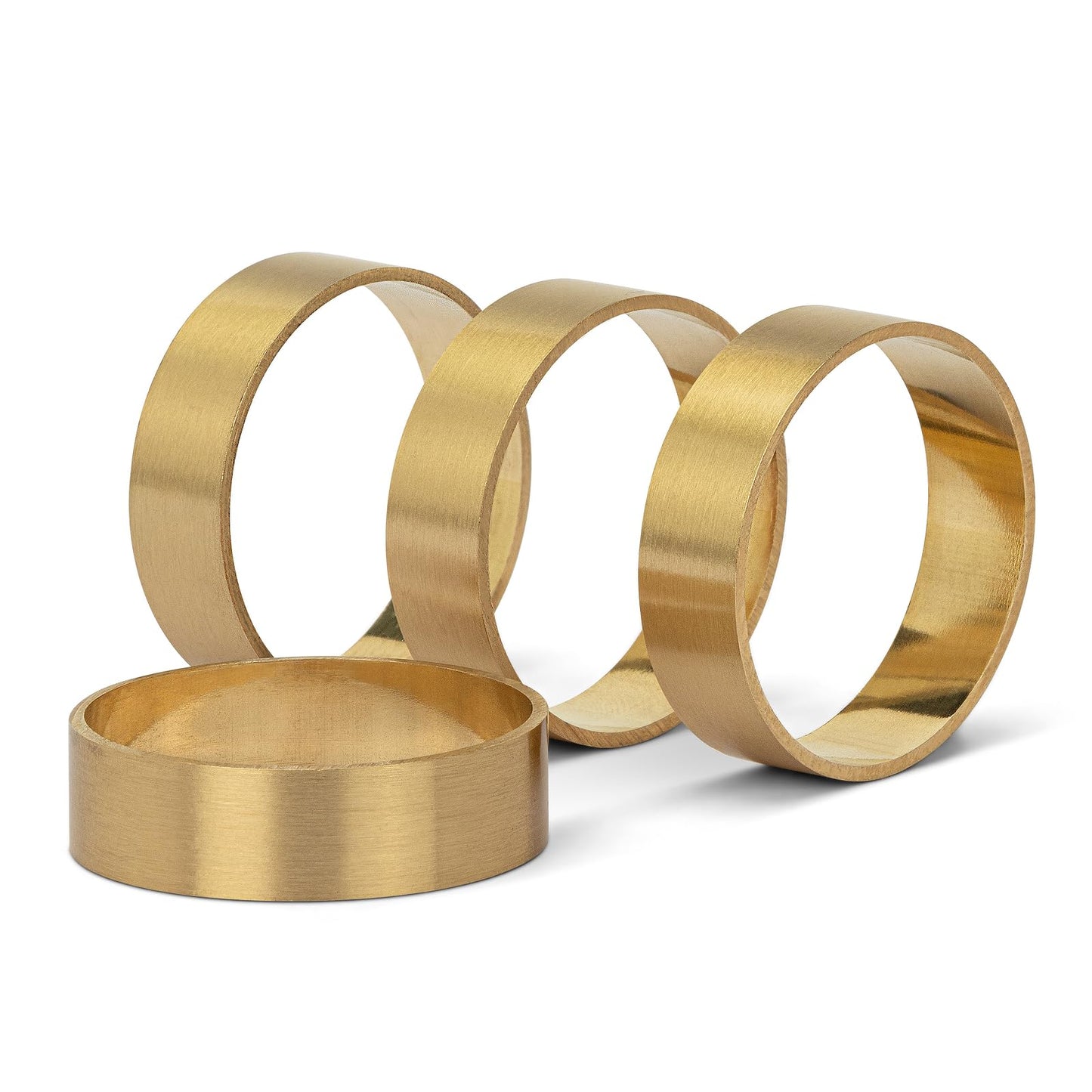 Serviettenringe Set, 8 Gold