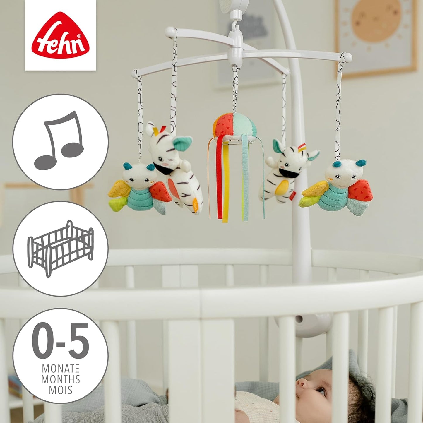 Musik-Mobile DoBabyDoo mit Spieluhr und Figuren, DoBabyDoo