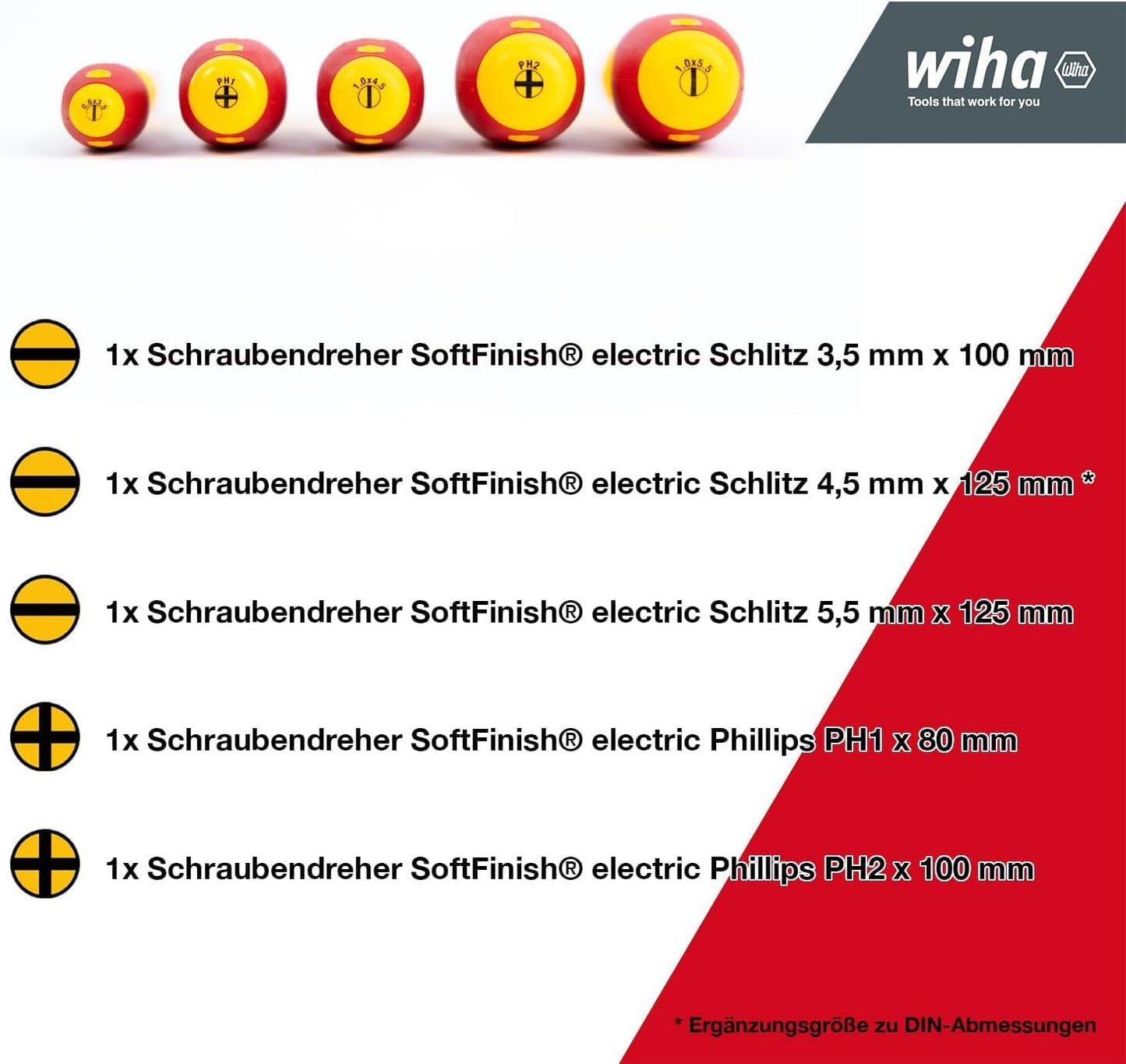 7-teiliges Werkzeug-Set für Elektriker, Set Elektriker, Seitenschneider 6-tlg.