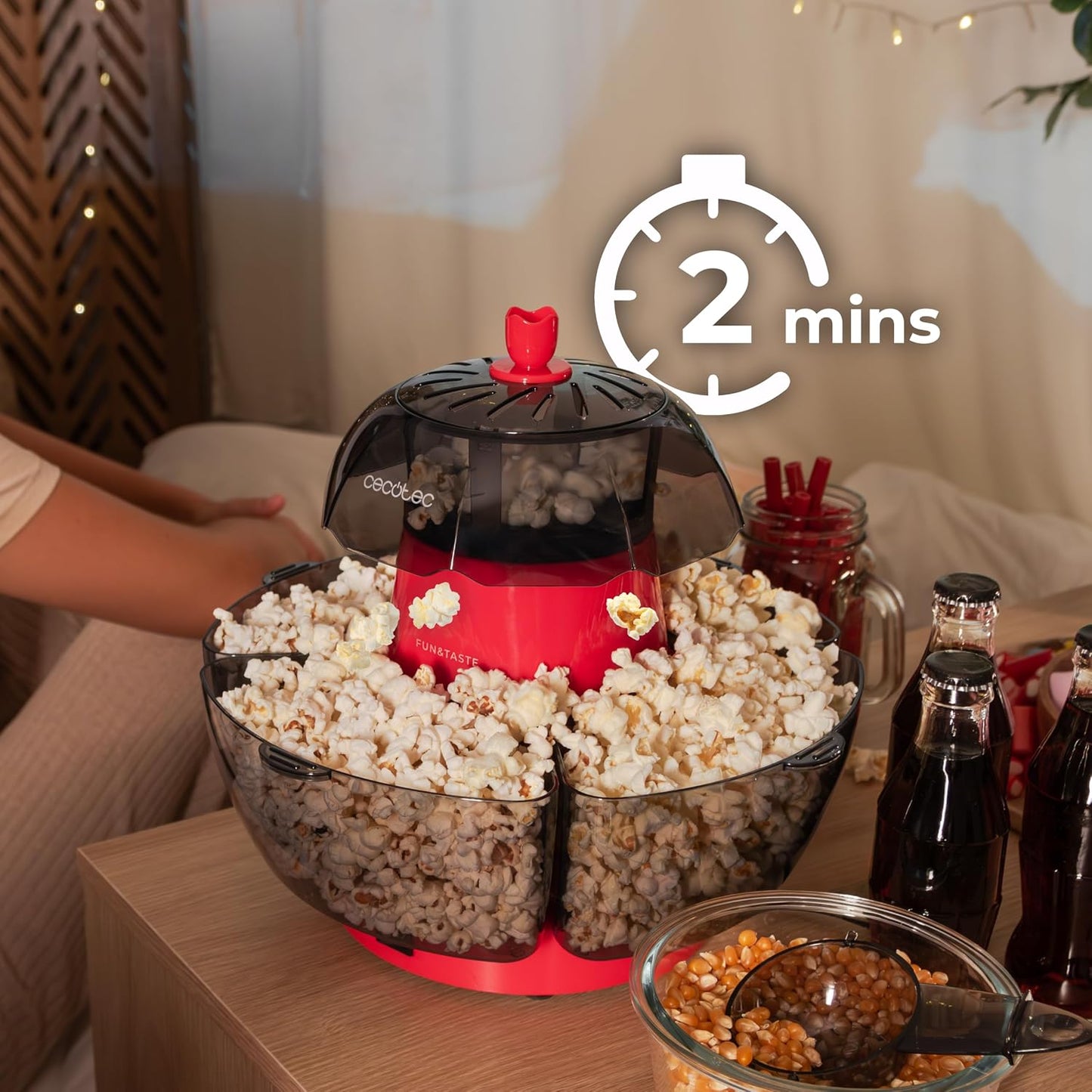Popcornmaschine Fun&Taste P'Corn Lotus+