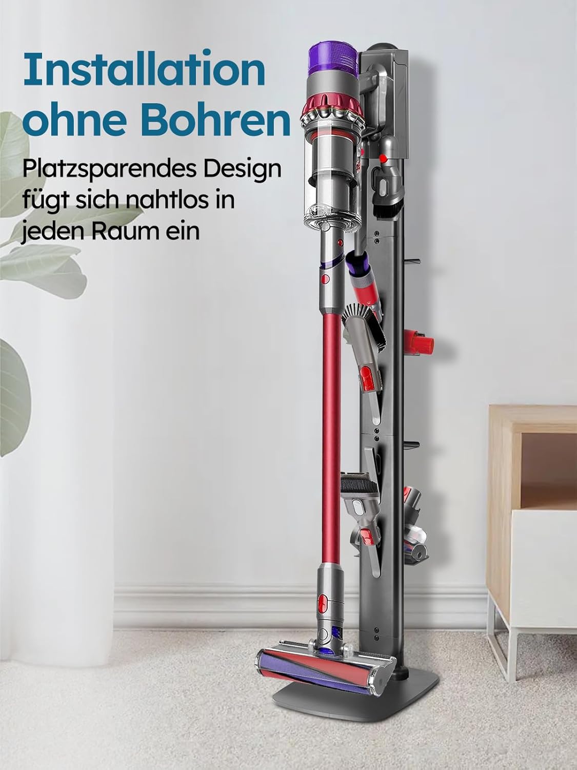 Ständer für Dyson V6-V15, Dunkelgrau-1