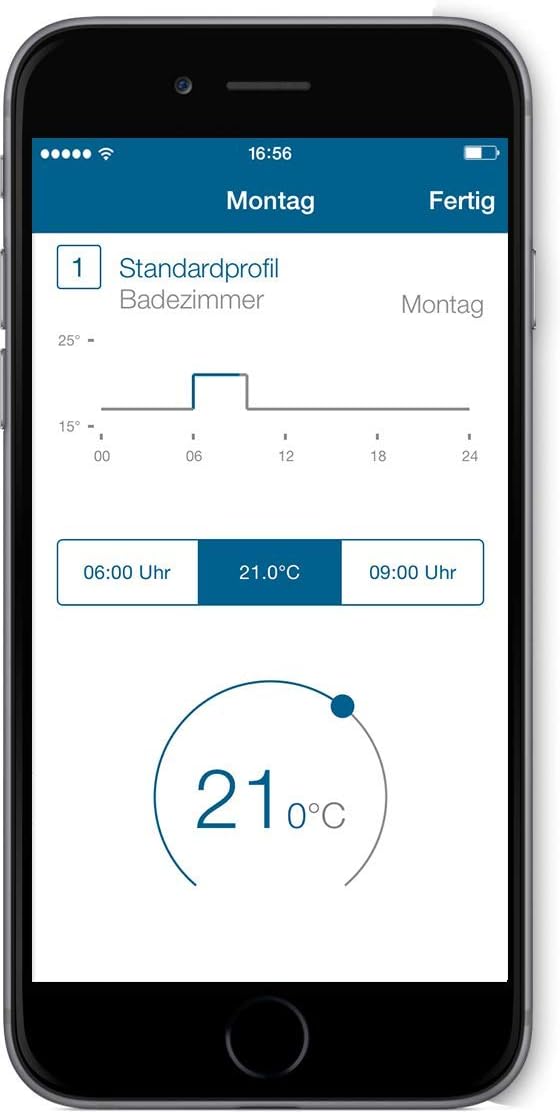 Temperatur- und Luftfeuchtigkeitssensor, ohne Display, ohne Stellrad