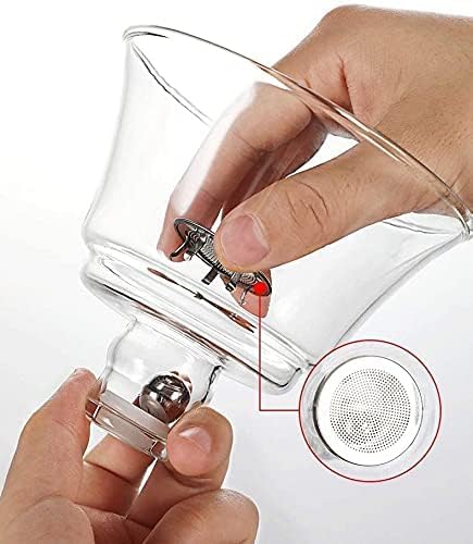 Glas-Teekanne mit magnetischem Wasserdurchlauf, Teekannen-Set Glas