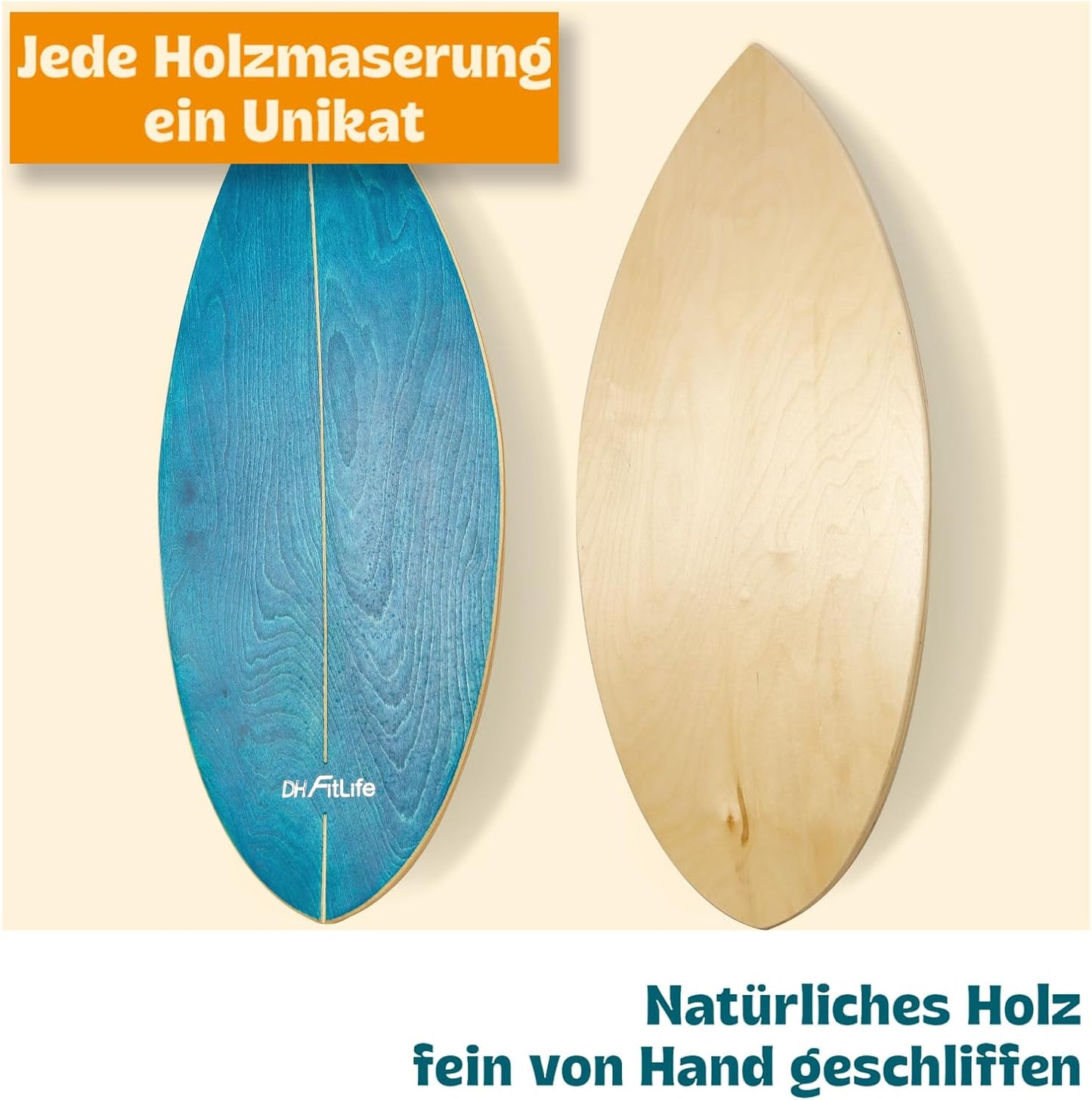Indoor Balance Board mit Rocker Shape, Aquagrün