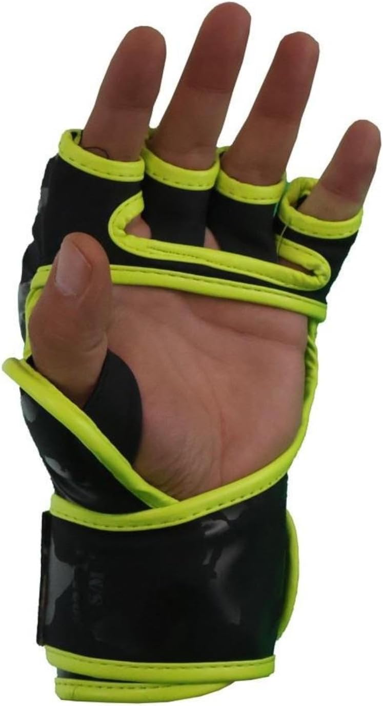 MMA Grappling-Handschuhe mit Daumenschutz, S/M