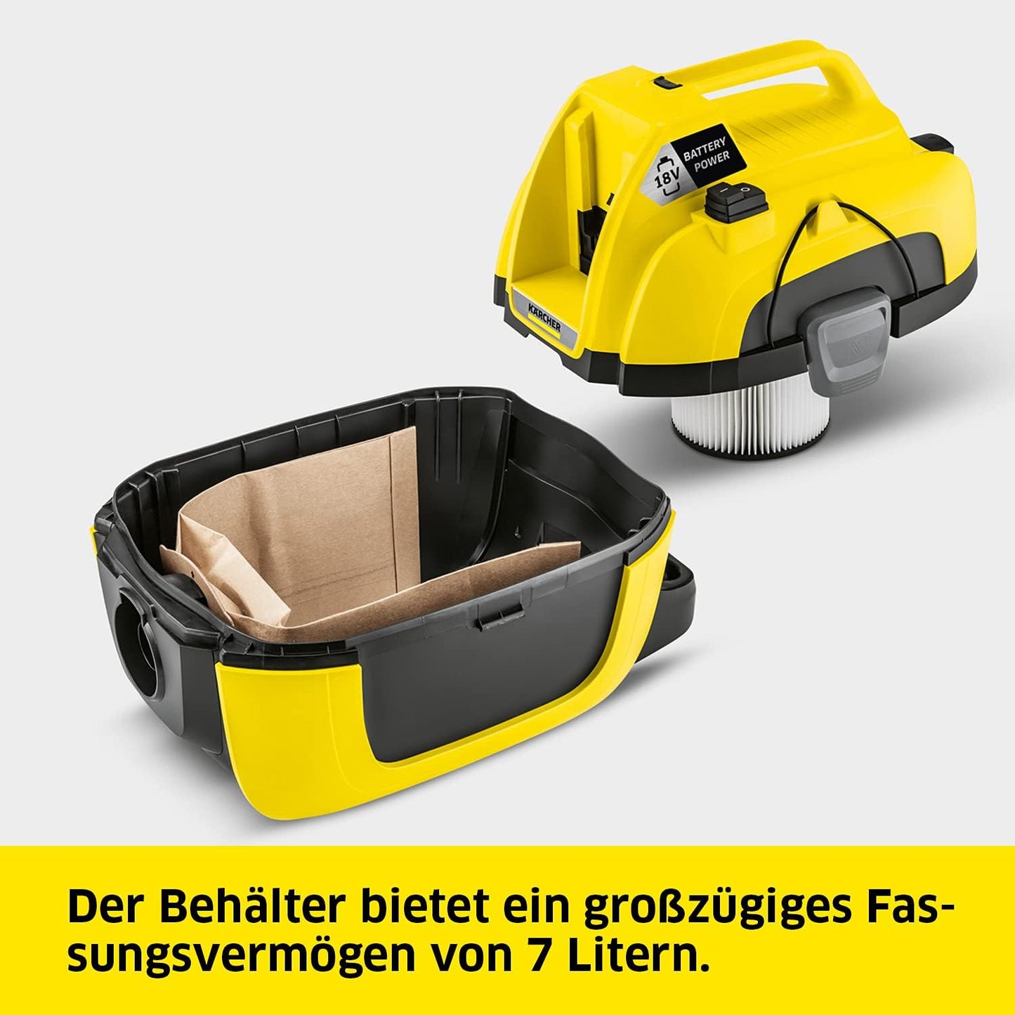 WD1 Compact Battery, ohne Akku, ohne Ladegerät