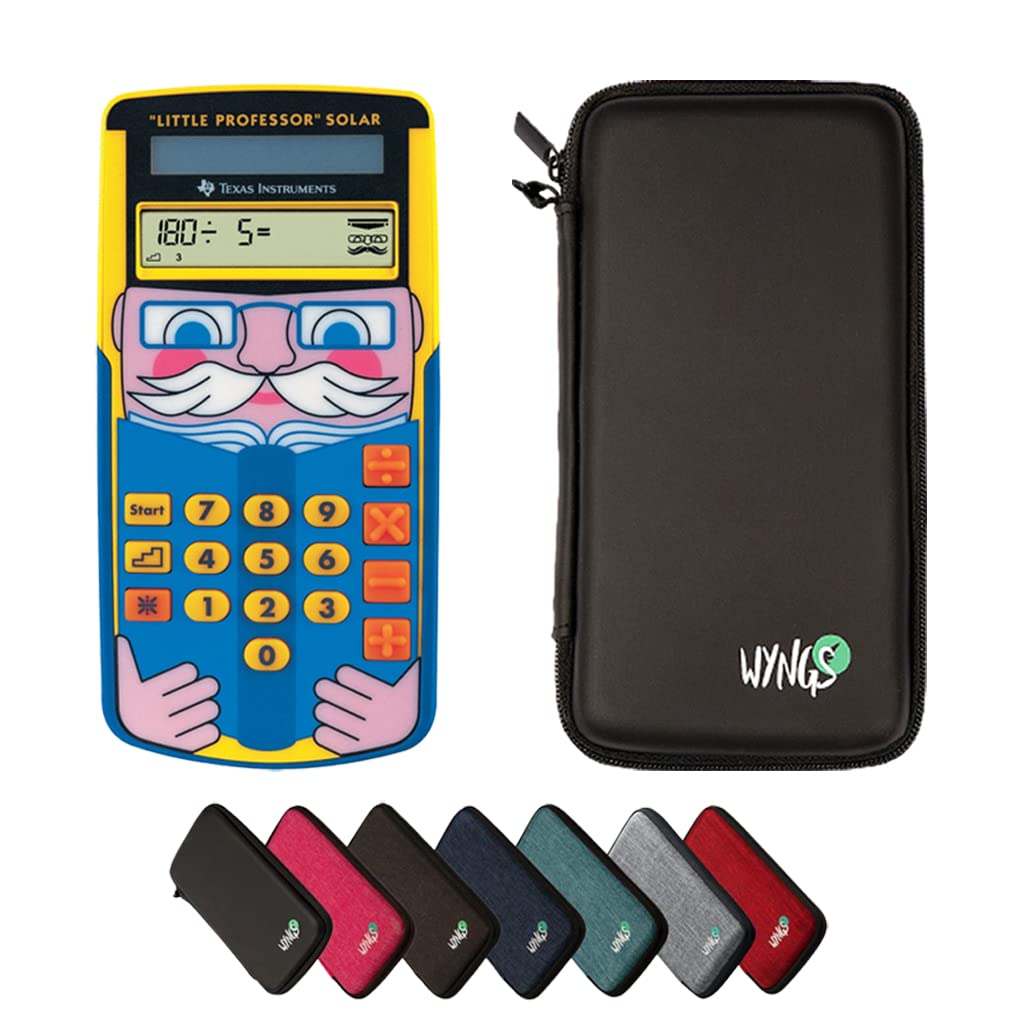 TI-Little Professor inkl. Schutztasche, Schwarz