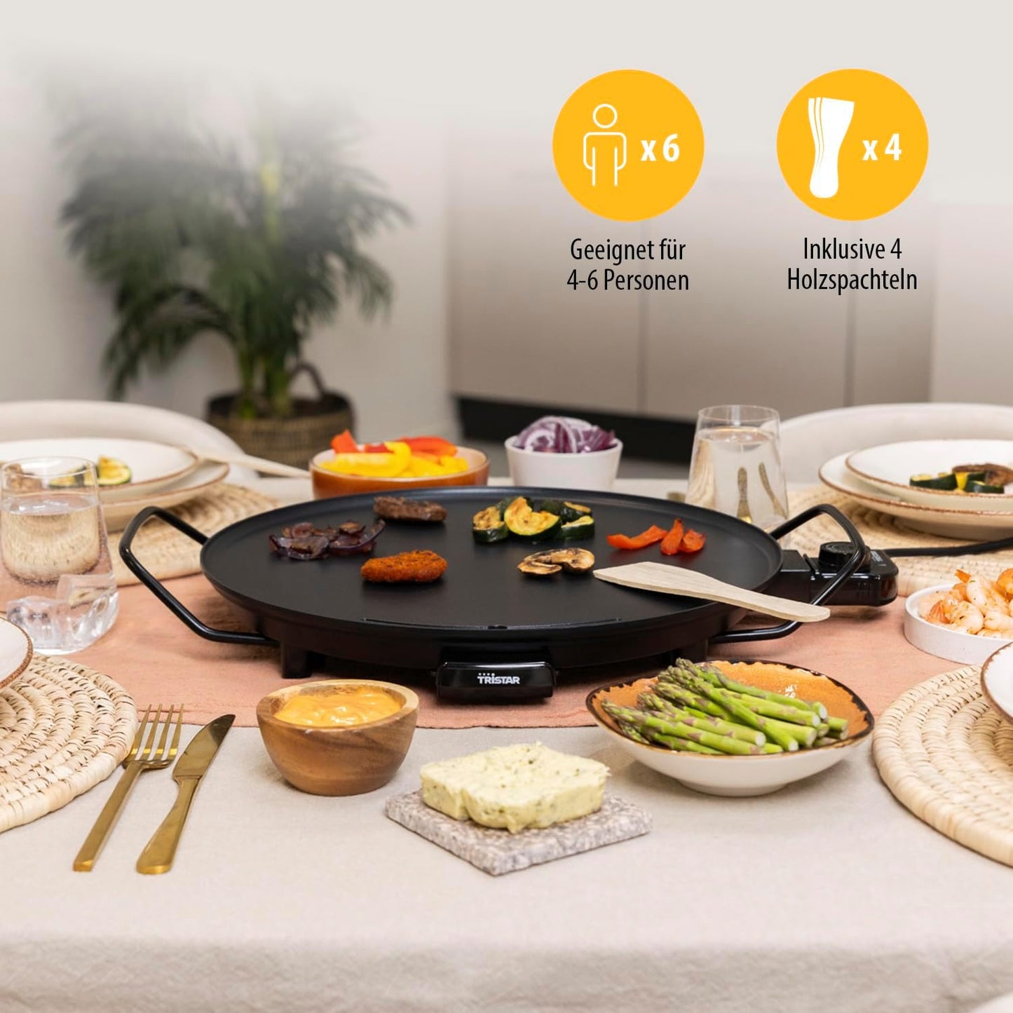 Tisch-Grillplatte