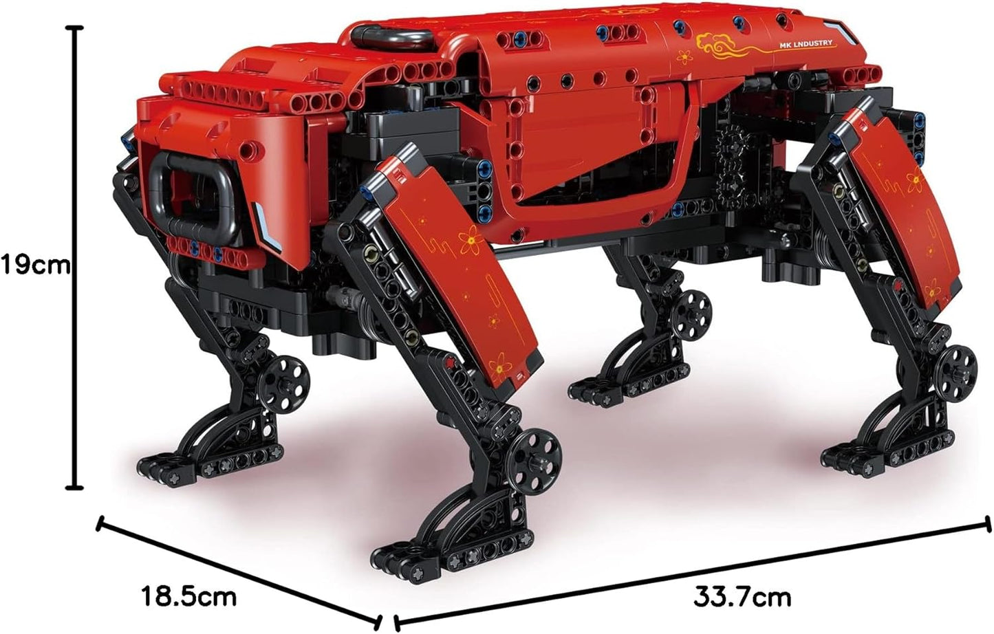 15067 Roboterhund-Bauset mit App-Steuerung