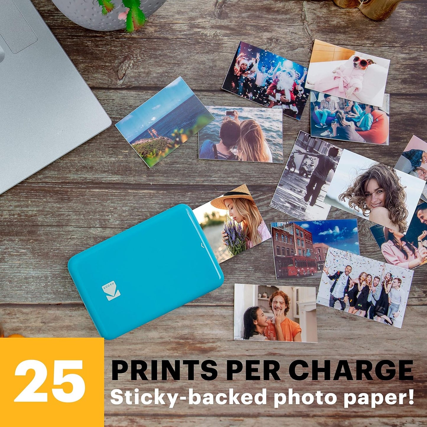 Sofort-Smartphone-Fotodrucker, Blau Drucker